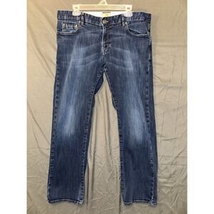 Hugo Boss Orange Regular Fit Stretch Denim Blue Jeans Mens Size 40 X 32